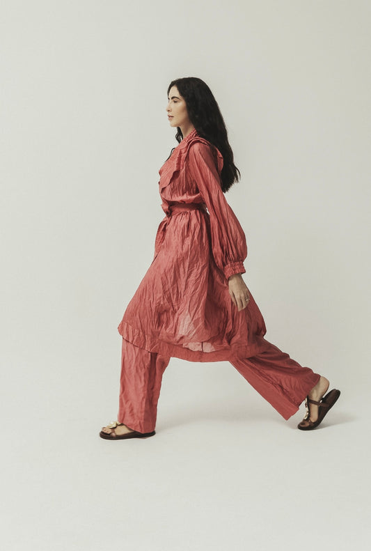 Kimono textura goiaba