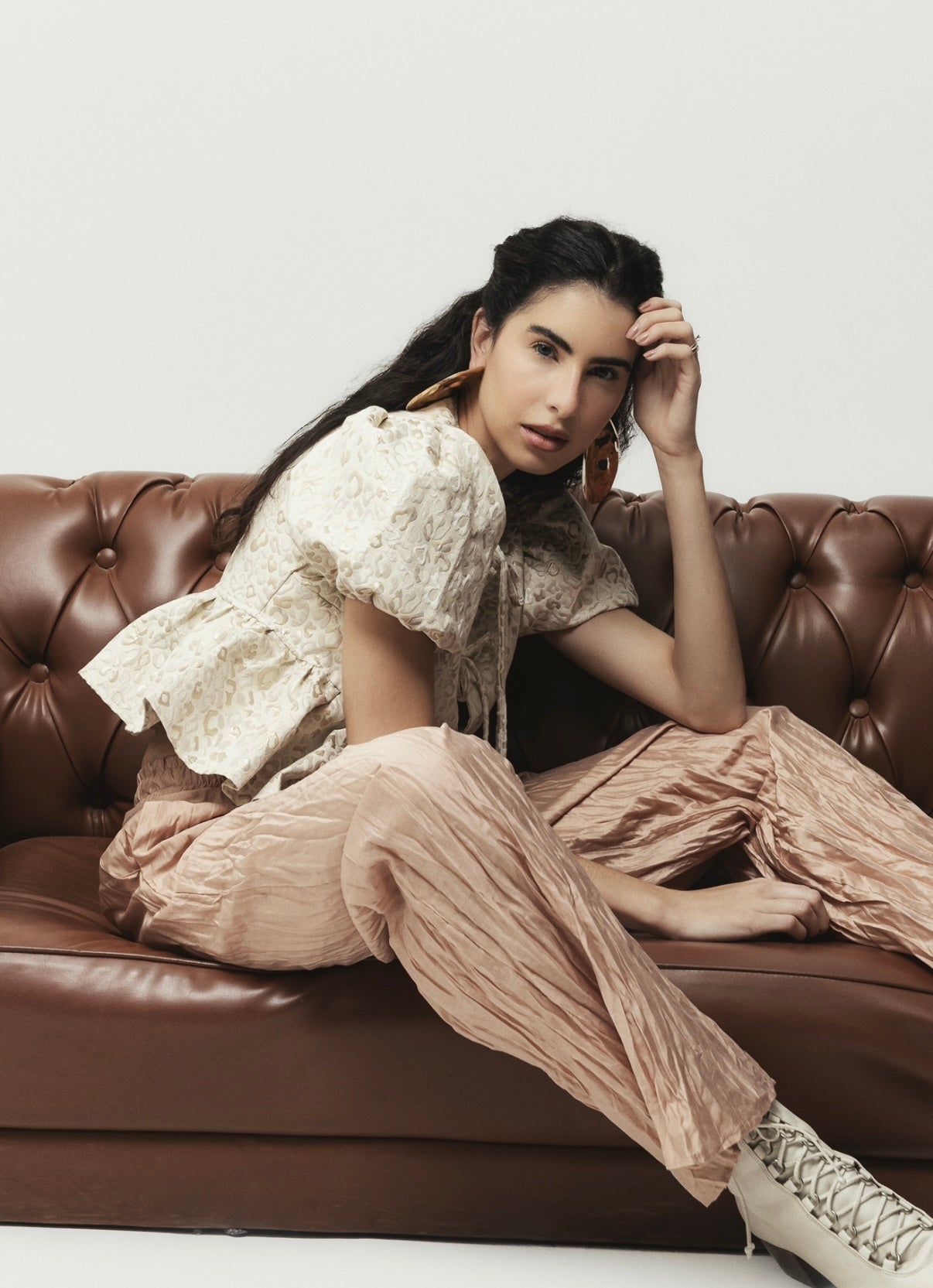 Blusa Laços em Jacquard