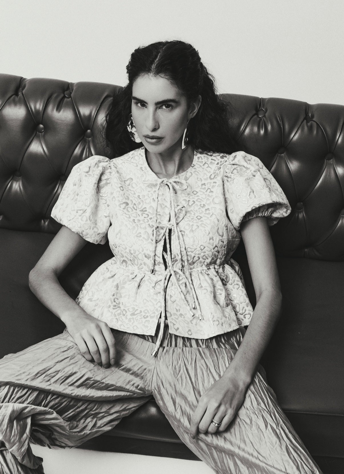 Blusa Laços em Jacquard