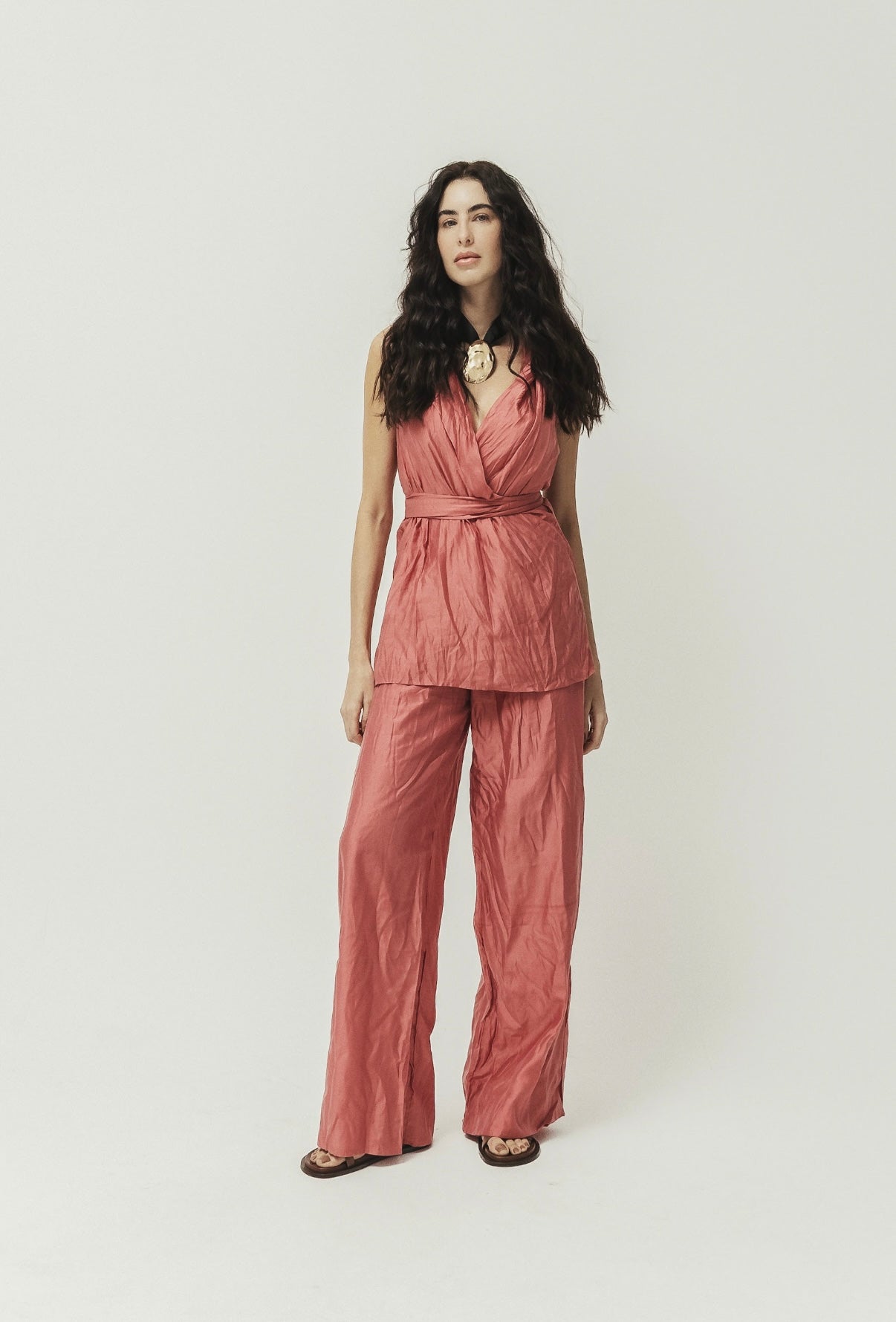 Blusa textura goiaba