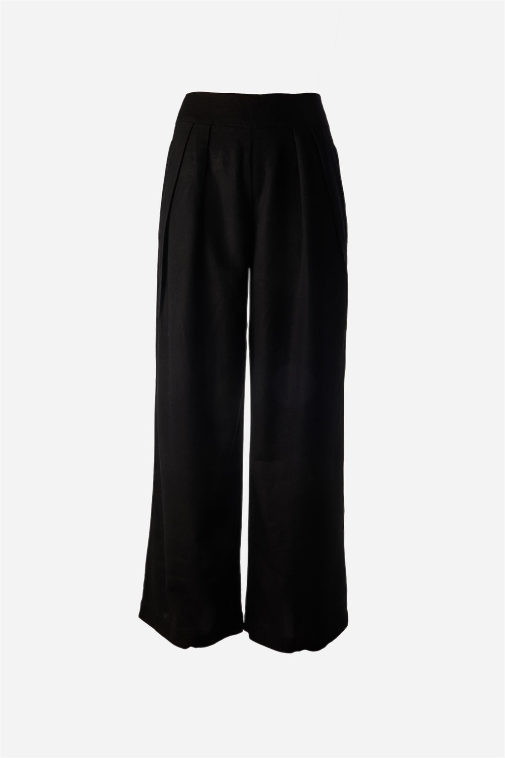Calça Preta com Linho