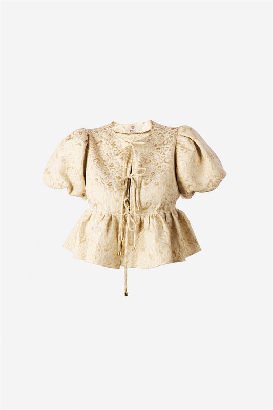 Blusa Laços em Jacquard
