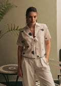 Camisa Veraneio bordada.