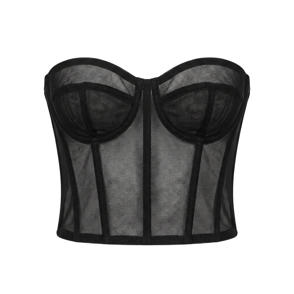 Corset em Tule
