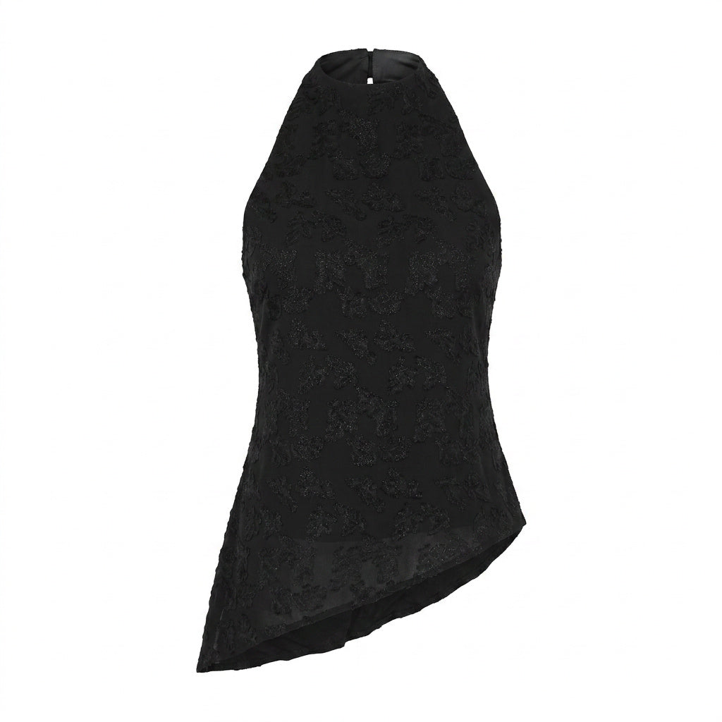 Blusa Devôre Assimétrica